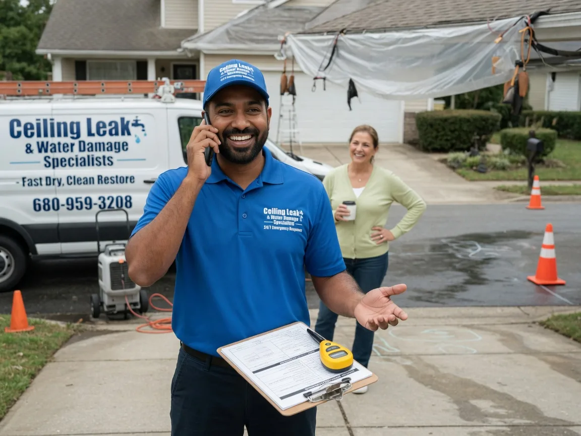 Ceiling Leak Cleanup Jamaica, IA FAQs